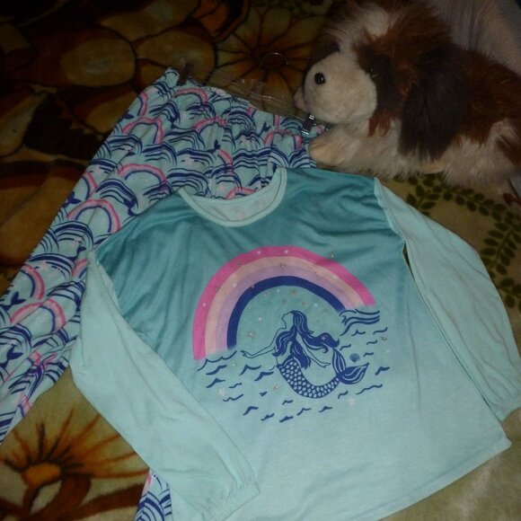 Super Soft Wonder Nation Girls Cozy pajama sleep, set 2-piece. Size 2XL (18) - Picture 5 of 9